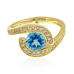 Anello in oro con Topazio Marambaia (de Melo)