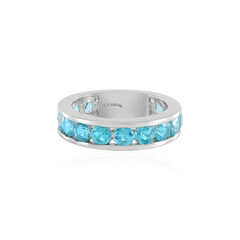 Anello in argento con Topazio Paraiba