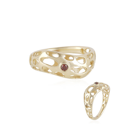Anello in oro con Diamante Rosso I1 (Ornaments by de Melo)