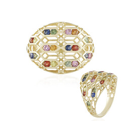 Anello in oro con Zaffiro Fancy (Ornaments by de Melo)