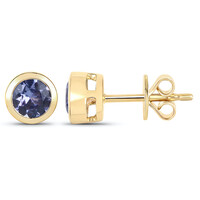 Orecchini in oro con Tanzanite