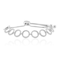 Bracciale in argento con Diamante I3 (I)