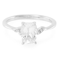 Anello in argento con Goshenite