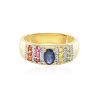 Anello in argento con Zaffiro Blu