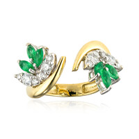 Anello in oro con Smeraldo Zambia AAA (de Melo)