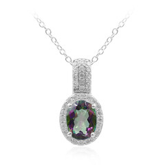 Collana in argento con Quarzo Mistico