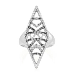 Anello in argento con Diamante Champagne