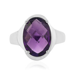 Anello in argento con Ametista Zambiana