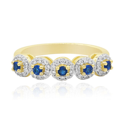 Anello in oro con Haüyne