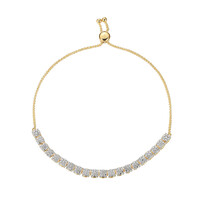 Bracciale in ottone con Diamante I3 (I) (Juwelo Style)