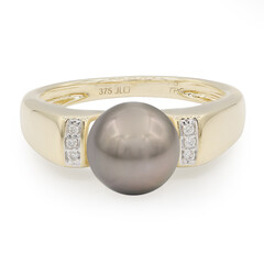 Anello in oro con Perla Tahitiana (TPC)