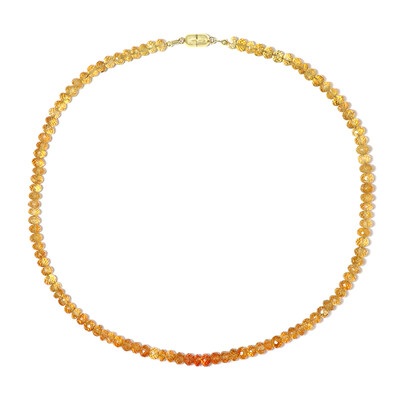 Collana in argento con Topazio Imperiale