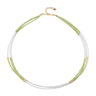 Collana in argento con Peridoto