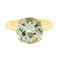 Anello in argento con Ametista Verde