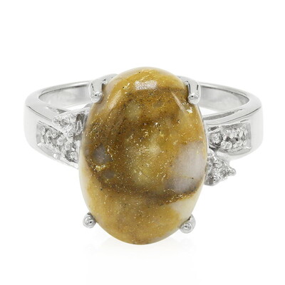 Anello in argento con Quarzo Dinosauro