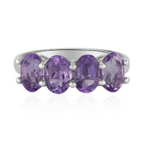Anello in argento con Ametista Boliviana