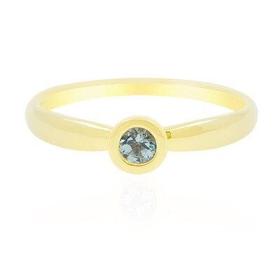 Anello in oro con Tormalina Paraiba Nigeriana