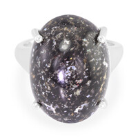 Anello in argento con Opale Leopardo