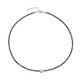 Collana in argento con Perla d'Acqua Dolce Bianca