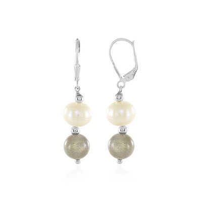 Orecchini in argento con Perla Akoya