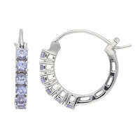 Orecchini in argento con Tanzanite