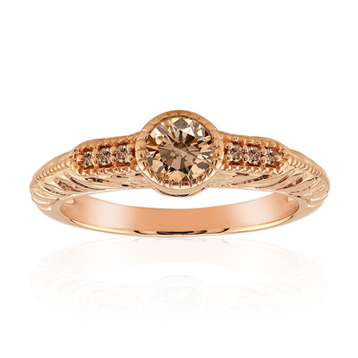 Anello in oro con Diamante Rose de France VS1 di Argyle (Annette)