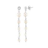 Orecchini in argento con Perla di Acqua Dolce