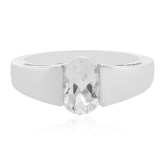 Anello in argento con Quarzo Bianco