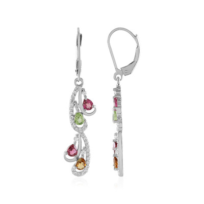 Orecchini in argento con Tormalina