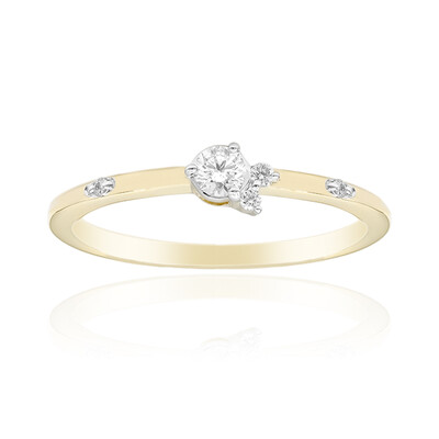 Anello in oro con Diamante SI1 (G) (Annette)