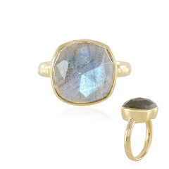 Anello in argento con Labradorite