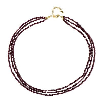 Collana in argento con Granato Mozambico