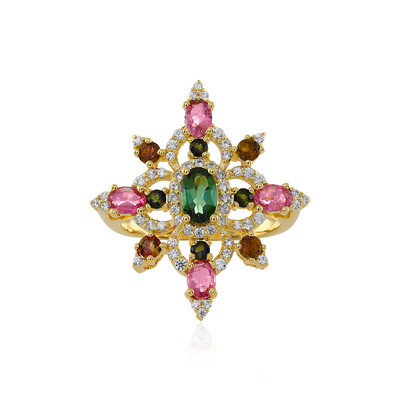 Anello in argento con Tormalina