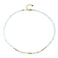 Collana in argento con Acquamarina