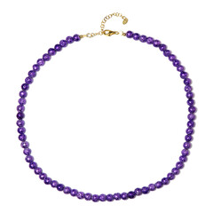 Collana in argento con Perla di Lava Porpora