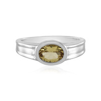 Anello in argento con Berillo Giallo