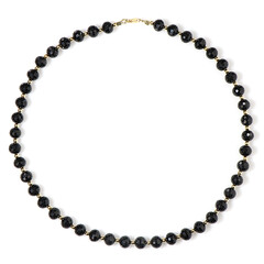 Collana in argento con Spinello Nero