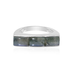 Anello in argento con Labradorite Blu Maniry (KM by Juwelo)