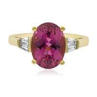 Anello in oro con Tormalina Neon del Congo (CIRARI)