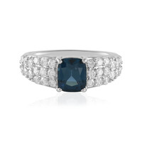 Anello in oro con Spinello Blu Cobalto Luc Yen (de Melo)