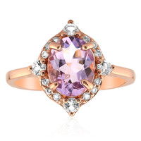 Anello in argento con Ametista Boliviana