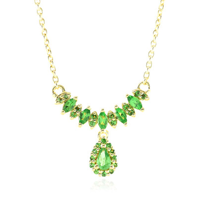 Collana in argento con Tsavorite