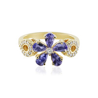 Anello in argento con Tanzanite