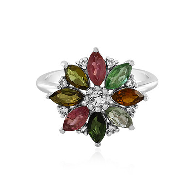 Anello in argento con Tormalina