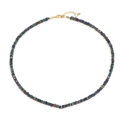 Collana placcata in oro con Opale Mezezo