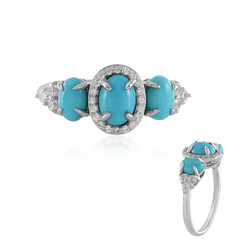 Anello in argento con Turchese Sleeping Beauty