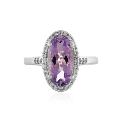Anello in argento con Ametista Rose de France