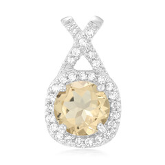 Ciondolo in argento con Quarzo Champagne