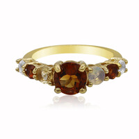 Anello in argento con Citrino Madeira