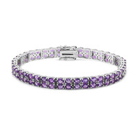 Bracciale in argento con Ametista